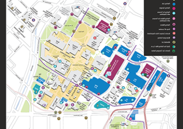 Parking Map of the Auraria Campus